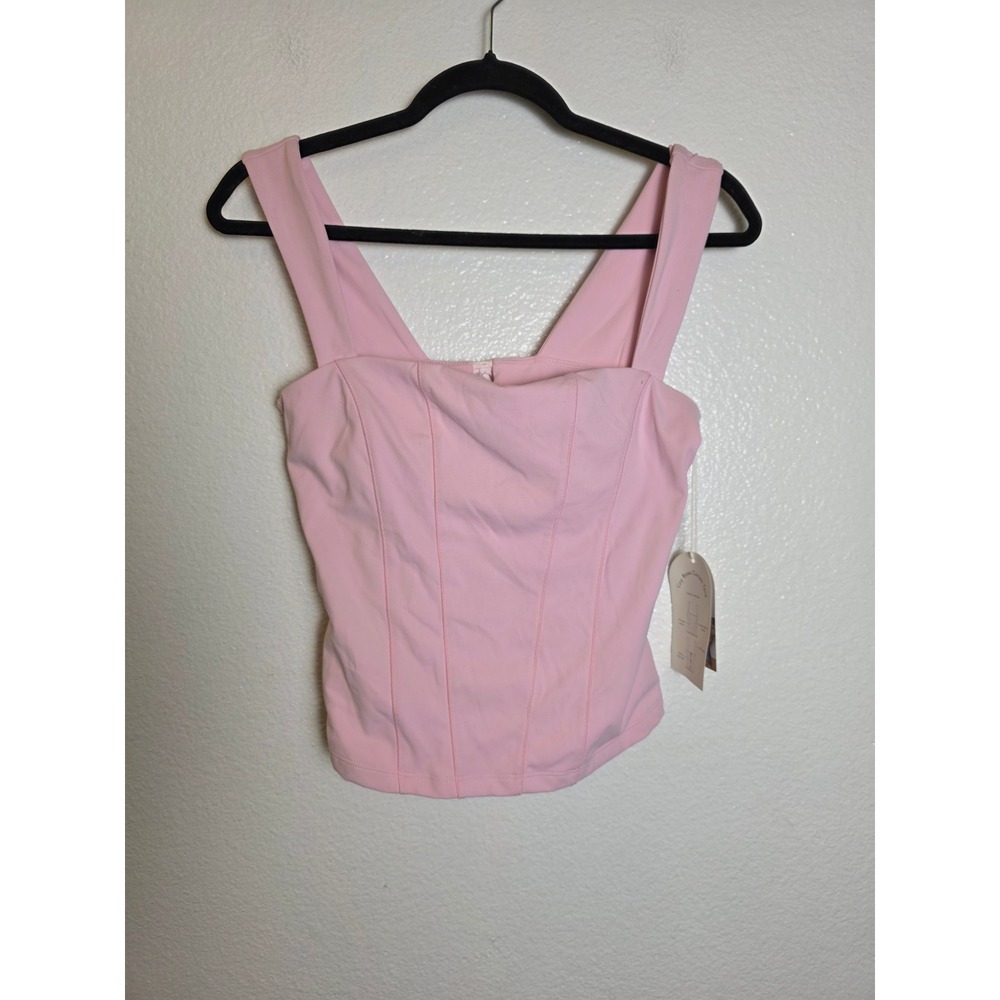 Blogilates Tiny Bows Corset Tank Light Pink Size Small